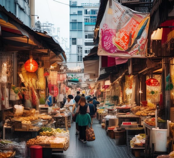城区建材市场，特色与活力并存